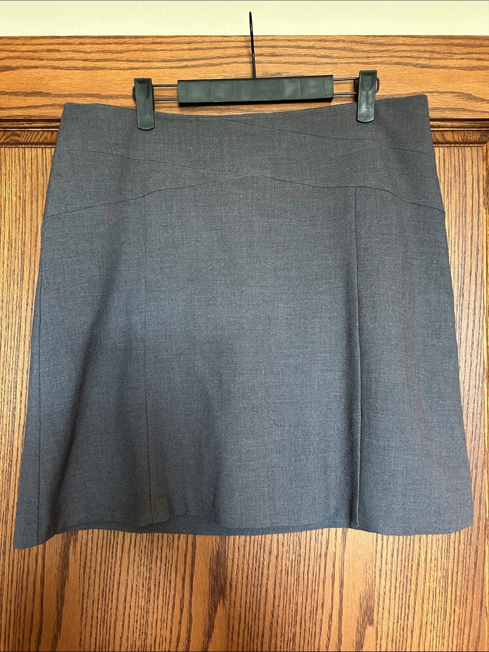 Elle Charcoal Gray Mini Skirt
